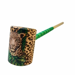 Cachimbo xamânico Onça Pintada floresta - comprar online