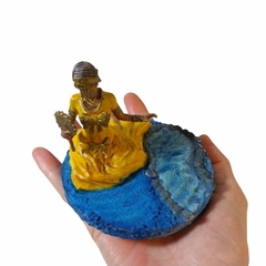 Imagem do Imagem estatueta Orixá Oxum com vestido