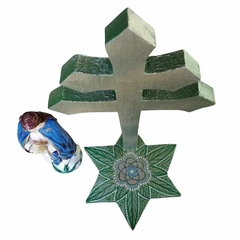 Imagem do Santo Cruzeiro com Nossa Senhora da Conceição