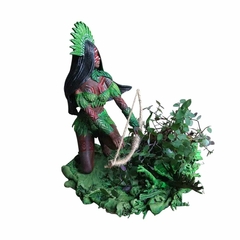 Imagem estatueta Cabocla base viva - Rezofolha