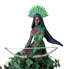 Imagem estatueta Cabocla base viva - comprar online