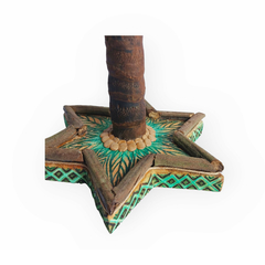 Cruzeiro Santo Daime, Cruz de caravaca, cruz de dois braços Madeira Tucum - comprar online
