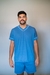 CONJUNTO GOLA V MASCULINO - AZUL PETRÓLEO