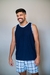 REGATA MASCULINO - XADREZ MARINHO