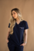 PIJAMA CIRÚRGICO BORDADO - SCRUB FEMININO GOLA V MARINHO - loja online