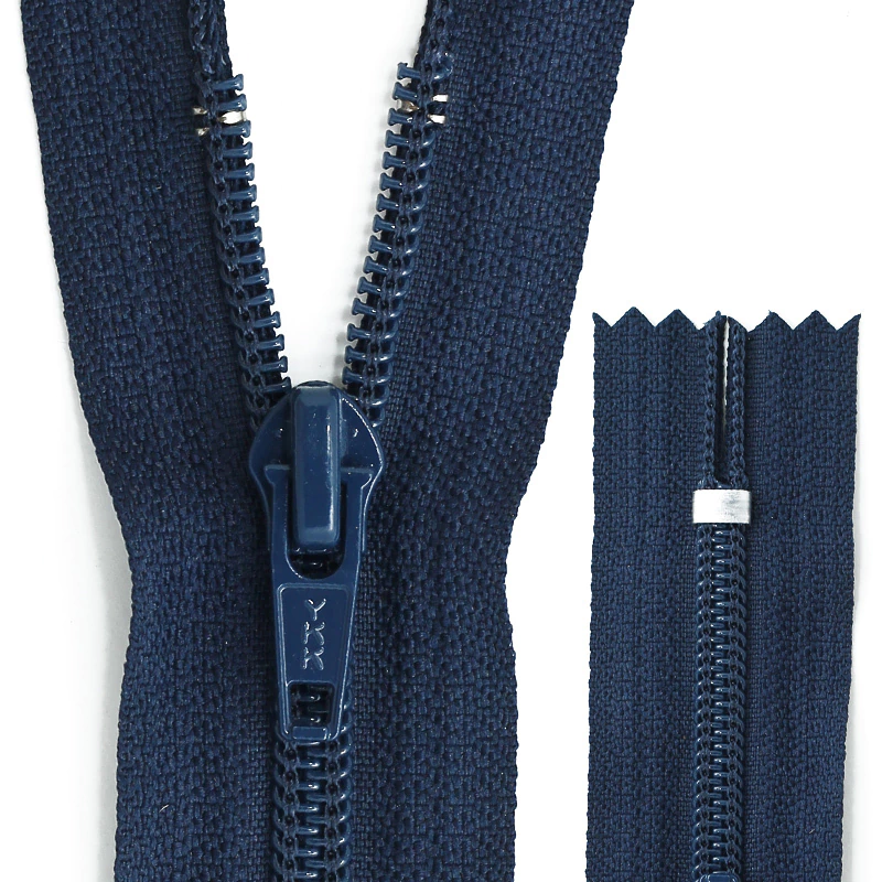 Zíper de poliéster 05 fixo YKK CIFC 56 DA c/ 1 un