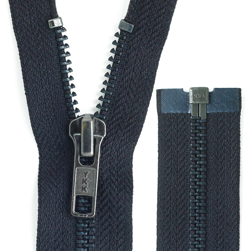 Zíper de metal 05 destacável oxidado escuro YKK RGKOR 56 c/ 1 un