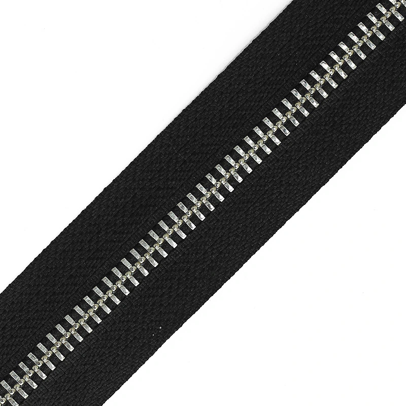 Zíper de metal 05 niquelado YKK 5 RNM CH 2-WAY por metro na internet