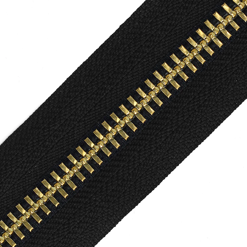 Zíper de metal 10 dourado YKK 10 MG CH por metro na internet