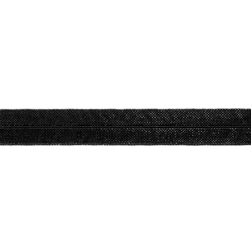 Elástico dobrável 16 mm Estrela Genesis Micro Ultra preto c/ 25 m