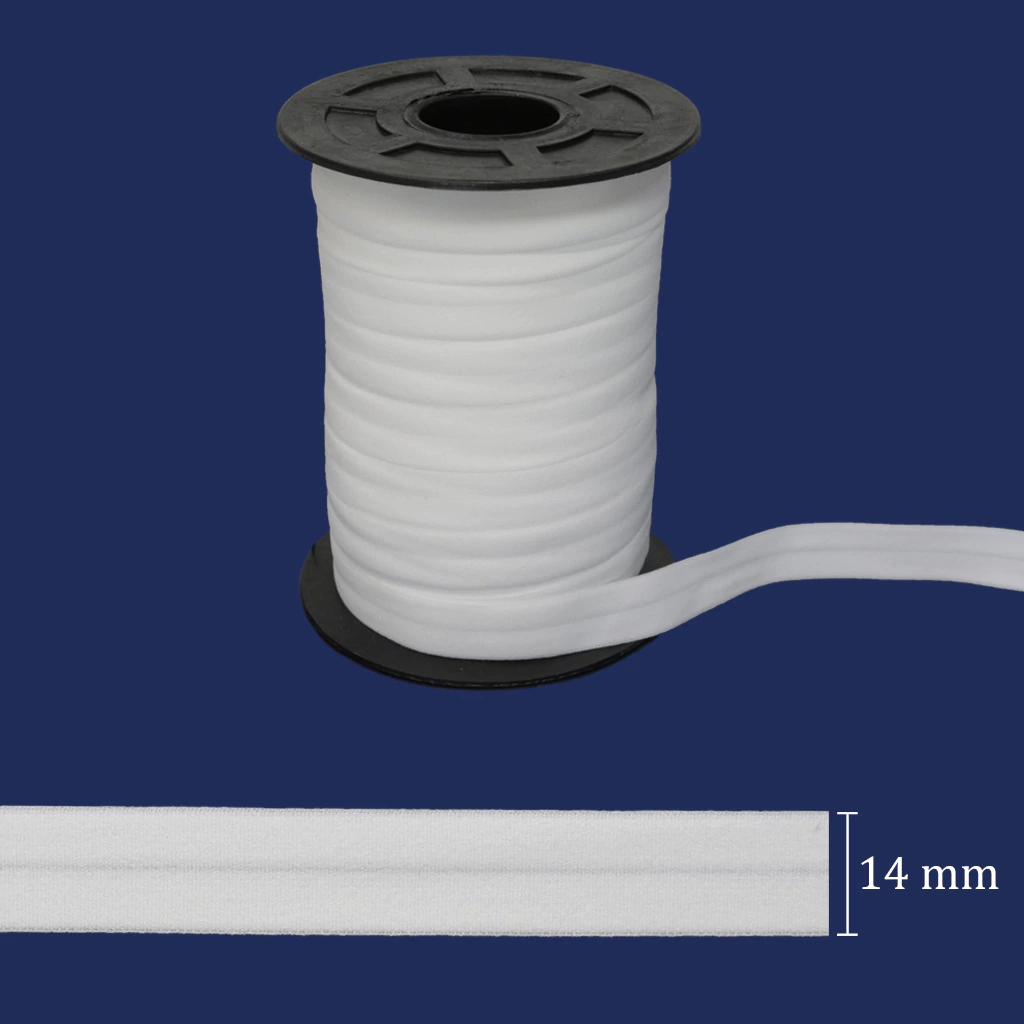 Elástico dobrável 14 mm Estrela Bali branco c/ 50 m - comprar online