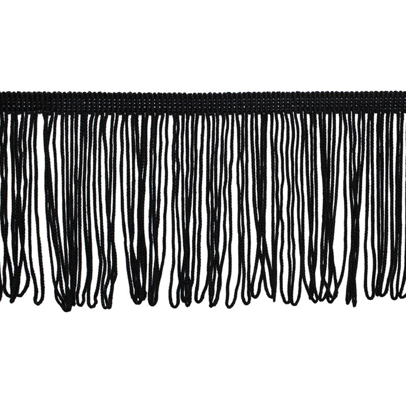 Franja de viscose 100 mm São José 7750 preta c/ 10 m na internet