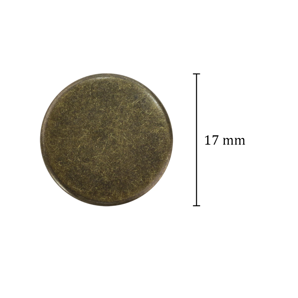 Botão flexível de latão 17 mm Eberle BT1.170.90L LOXI c/ 250 un - comprar online