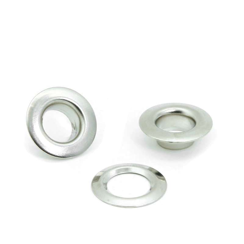 Ilhós de latão 07,5 mm com arruela Eberle IL.150.075.050.L CA c/ 200 un