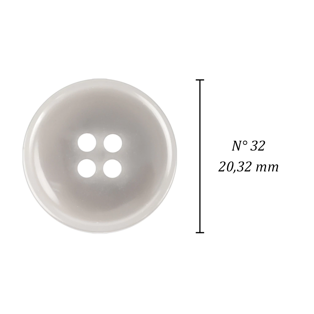 Botão de casear 20 mm Corozita 1138/32 201 c/ 144 un - loja online