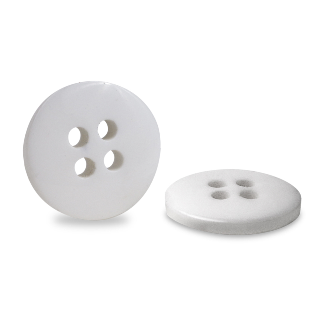 Botão de casear 15 mm Corozita 8002/24 branco c/ 144 un - comprar online