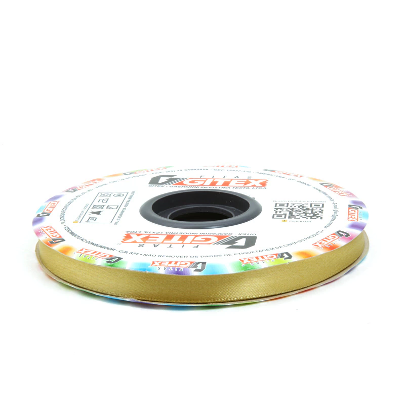 Fita de cetim 10 mm simples Gitex CS 02 c/ 50 m - loja online