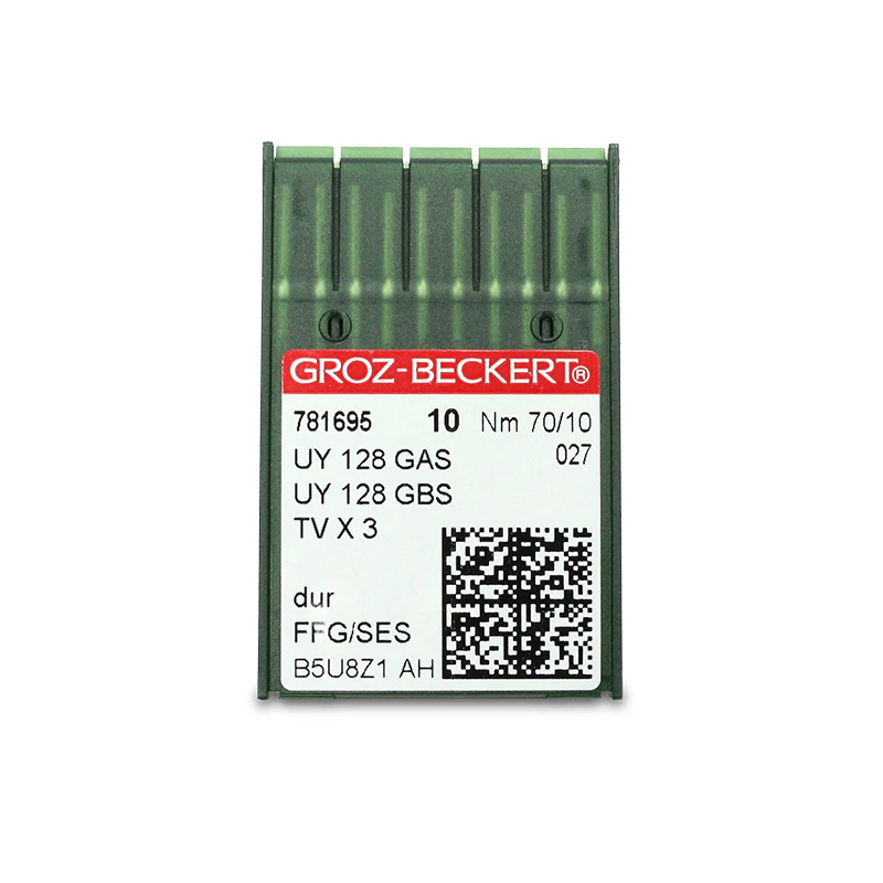 Agulha para galoneira Groz-Beckert UY 128 GAS (UOx128) FFG/SES c/ 10 un