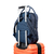 Imagen de PREVENTA: MOCHILA TRAVEL SANTORINI NEGRO METALIZADO ENVÍO 2°QUINCENA DE JUNIO
