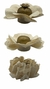KIT FORMINHAS TECIDO 100 UNIDADES FLORAL CREME ALGODÃO CRU - comprar online