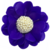FORMINHAS 50 UNIDADES MODELO GÉRBERA ROXO