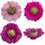 KIT FORMINHAS 400 UNIDADES FLORAL ROMÂNTICO ROSA FÚCSIA
