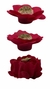 KIT FORMINHAS TECIDO 100 UNIDADES FLORAL ROSA PINK - comprar online