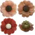 KIT FORMINHAS 500 UNIDADES FLORAL REALISTICO TERRACOTA