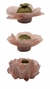 KIT FORMINHAS TECIDO 100 UNIDADES FLORAL ROSA CHÁ - comprar online