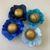 KIT FORMINHAS TECIDO AZUL ROYAL 100 UNIDADES