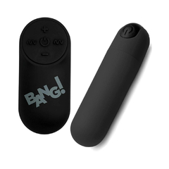 Bala Vibradora Recargable Control Remoto Negro - Bang Bullet