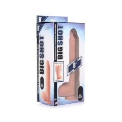 Dildo Vibrador A Control Movimiento Rotativo - Big Shot 9 Beige en internet