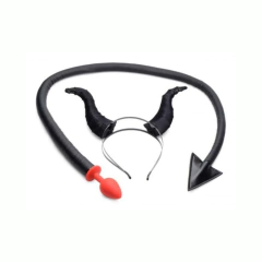 Plug Anal Cola de Diabla y Cuernos - Devil Tail Play Hard