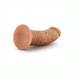 Dildo Realista Copa de Succión Lubricado - Dr. Skin Glide 8 Mocha - Piccolo Boutique