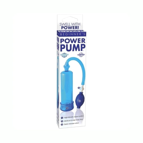 Bomba De Vacío Para Pene - Beginners Power Pum Blue Pipedream