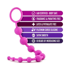 Bolas Anales De Silicona - Silicone 10 Beads Pink Blush - tienda en línea