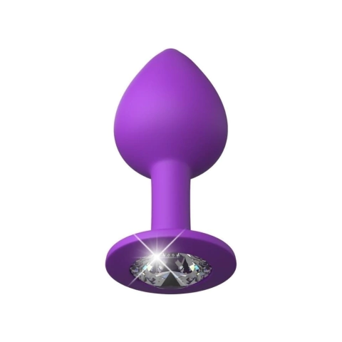 Plug Anal Silicona Suave Con Gema - Fantasy For Her Little Gem Large