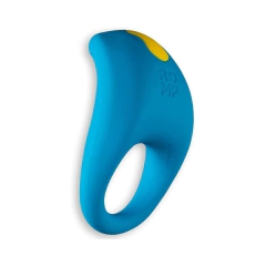 Anillo Vibrador Silicon Recargable Sumergible Juke Azul Romp
