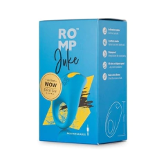 Anillo Vibrador Silicon Recargable Sumergible Juke Azul Romp
