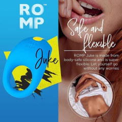 Anillo Vibrador Silicon Recargable Sumergible Juke Azul Romp en internet