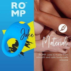Anillo Vibrador Silicon Recargable Sumergible Juke Azul Romp - tienda en línea