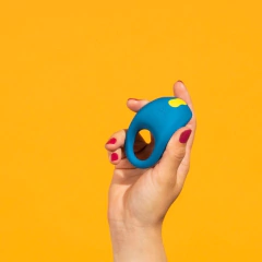 Anillo Vibrador Silicon Recargable Sumergible Juke Azul Romp - comprar en línea