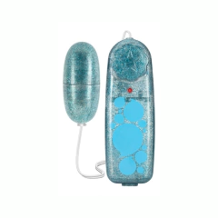 Bala Vibradora Con Control Azul - B Yours Glitter Power Blush