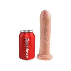 Dildo Realista Sin Circuncisión - King Cock 7 Beige Uncut Pipedream - Piccolo Boutique
