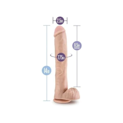 Mega Dildo Realista Doble Densidad - Au Naturel Daddy Blush - Piccolo Boutique