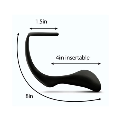 Masajeador De Próstata Con Anillo - Cock Ring Plug Blush en internet