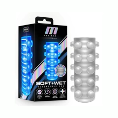 Imagen de Masturbador Doble Textura Autolubricado - Soft + Wet Reversible Orb M F or Men