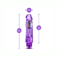 Dildo Con Vibración Wild Ride Purple - Naturally Yours Ultra Soft - Piccolo Boutique