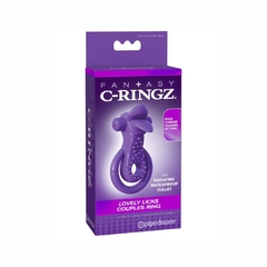 Anillo Lengua Vibradora Doble Strap - Lovely Licks Couples