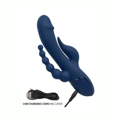 Consolador Multiorgasmico Recargable - Triple Orgasm Calexotics - tienda en línea